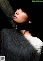 Beni Takemata 竹俣紅, Shukan Post 2020.12.11 (週刊ポスト 2020年12月11日号) A woman in a white dress leaning against a wall.